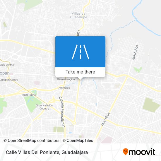Calle Villas Del Poniente map