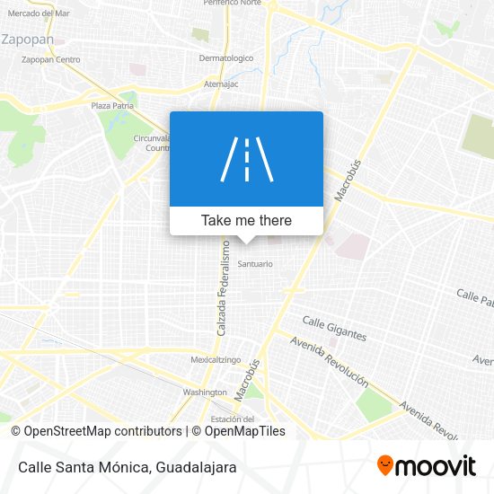 Calle Santa Mónica map
