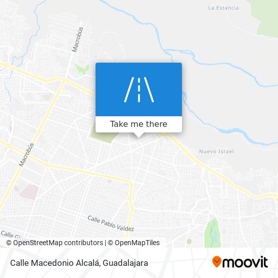 Mapa de Calle Macedonio Alcalá