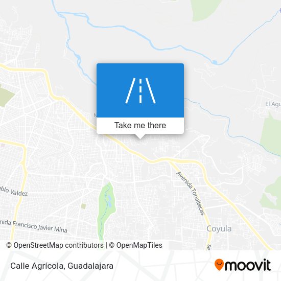Mapa de Calle Agrícola