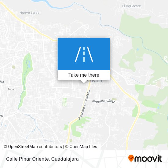 Calle Pinar Oriente map