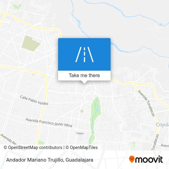 Andador Mariano Trujillo map
