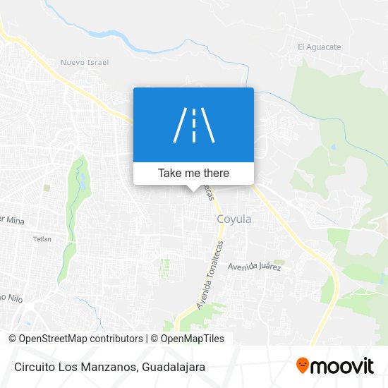 Circuito Los Manzanos map
