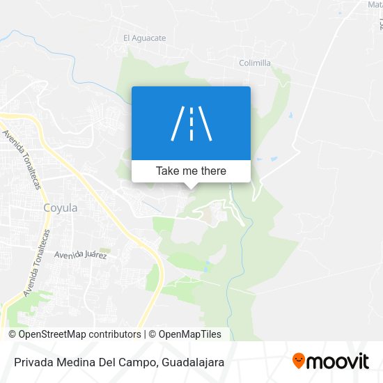 Mapa de Privada Medina Del Campo