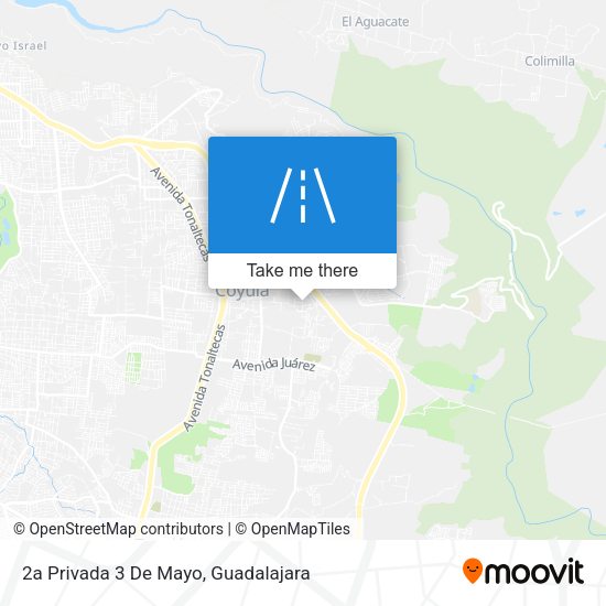 Mapa de 2a Privada 3 De Mayo