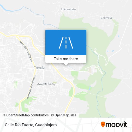 Calle Río Fuerte map