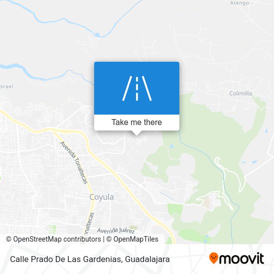 Mapa de Calle Prado De Las Gardenias