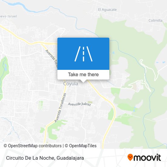 Circuito De La Noche map