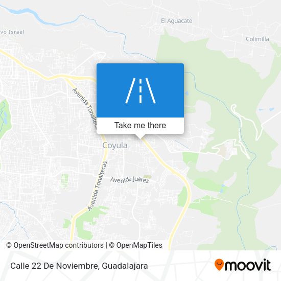 Mapa de Calle 22 De Noviembre