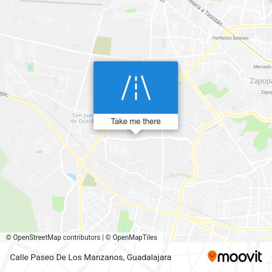Calle Paseo De Los Manzanos map