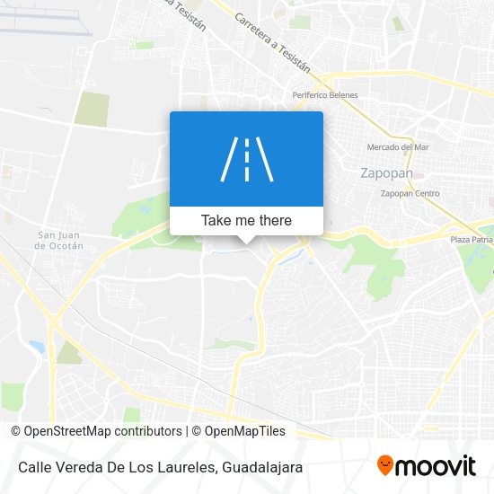 Calle Vereda De Los Laureles map