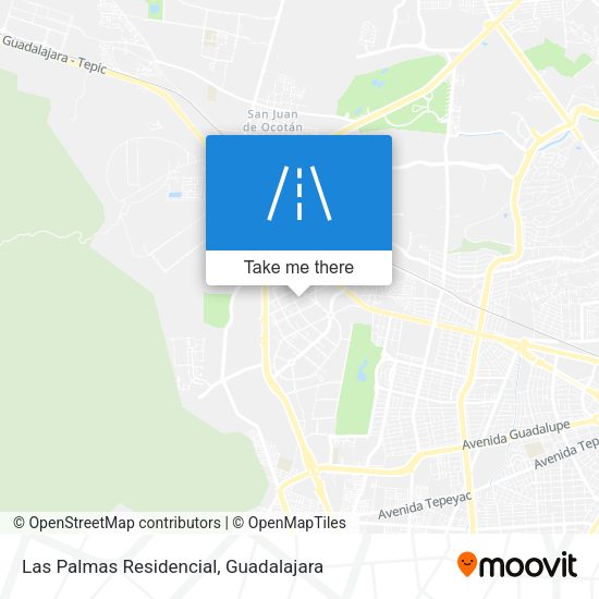 Las Palmas Residencial map
