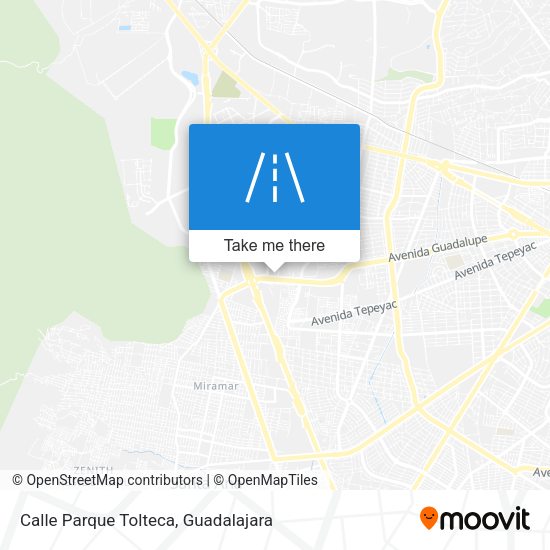 Calle Parque Tolteca map