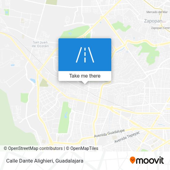 Calle Dante Alighieri map
