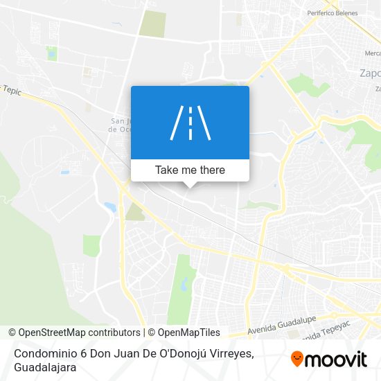 Mapa de Condominio 6 Don Juan De O'Donojú Virreyes