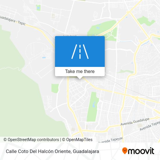 Mapa de Calle Coto Del Halcón Oriente