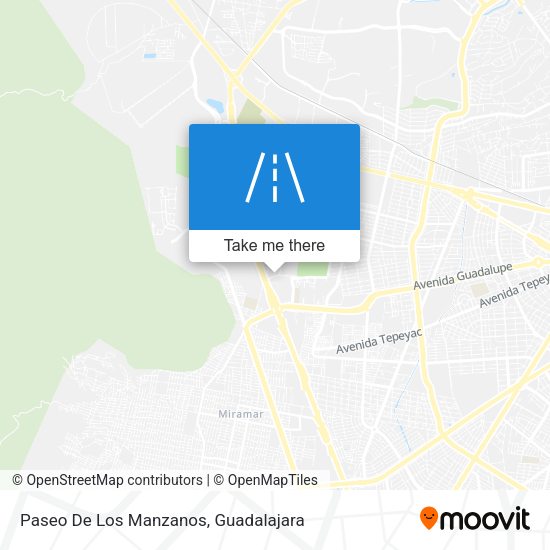 Paseo De Los Manzanos map