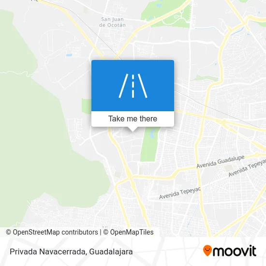 Privada Navacerrada map