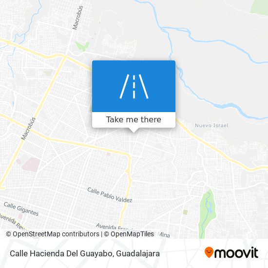 Mapa de Calle Hacienda Del Guayabo