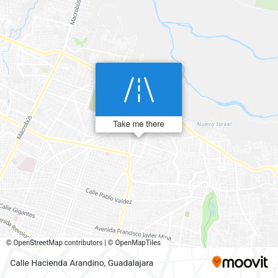 Calle Hacienda Arandino map