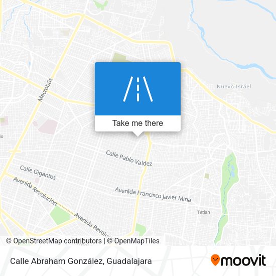 Mapa de Calle Abraham González