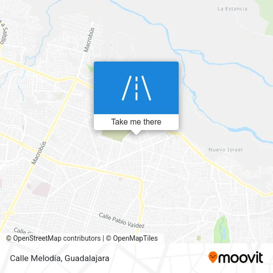 Mapa de Calle Melodía