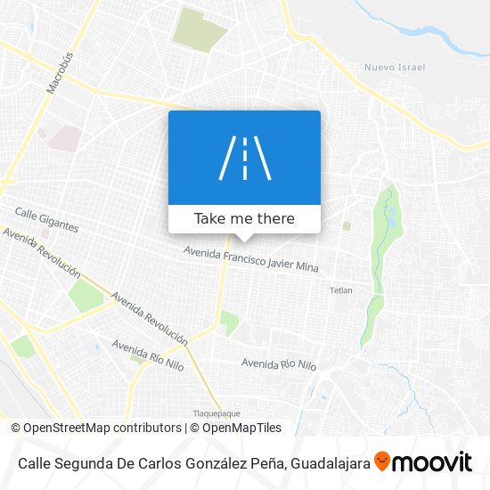 Mapa de Calle Segunda De Carlos González Peña