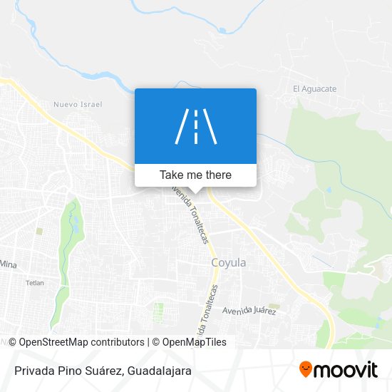 Mapa de Privada Pino Suárez