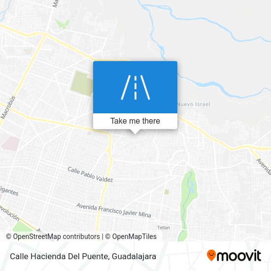 Mapa de Calle Hacienda Del Puente
