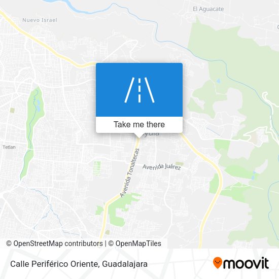 Calle Periférico Oriente map