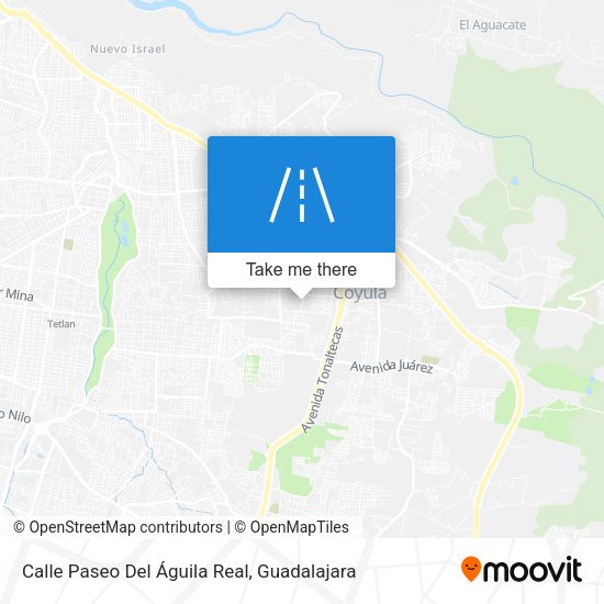 Calle Paseo Del Águila Real map