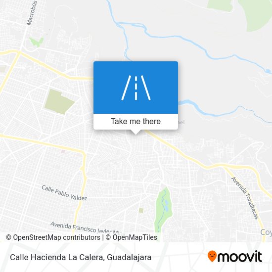 Mapa de Calle Hacienda La Calera