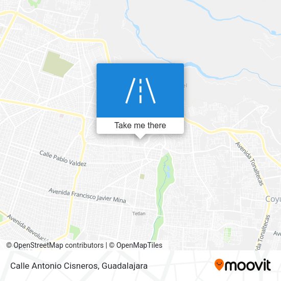 Calle Antonio Cisneros map