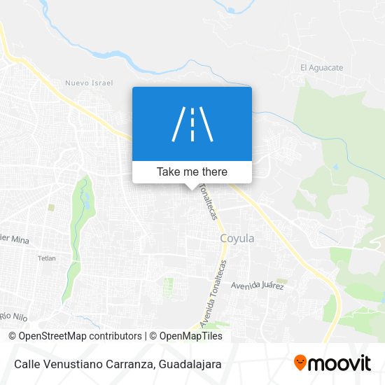 Mapa de Calle Venustiano Carranza