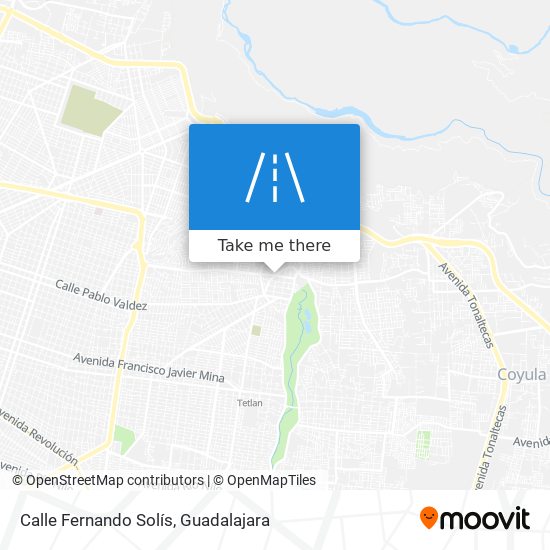 Mapa de Calle Fernando Solís