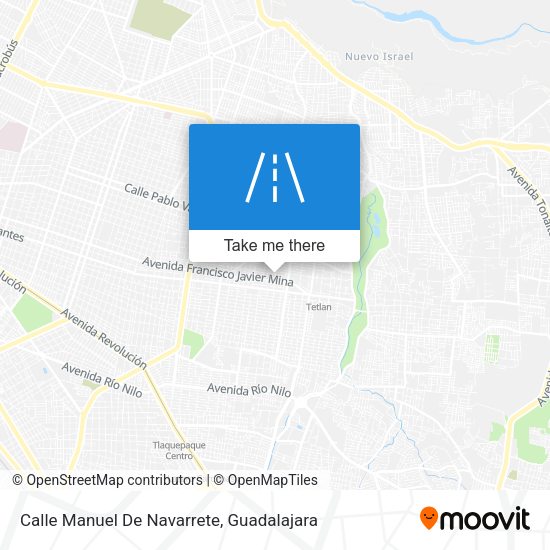 Mapa de Calle Manuel De Navarrete