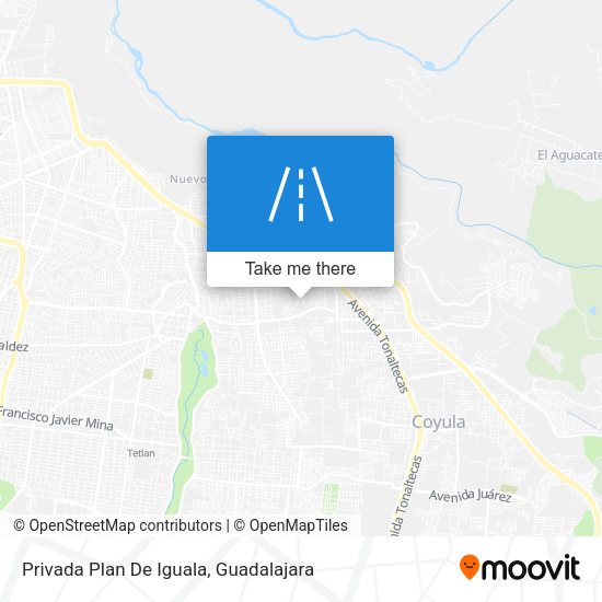 Mapa de Privada Plan De Iguala