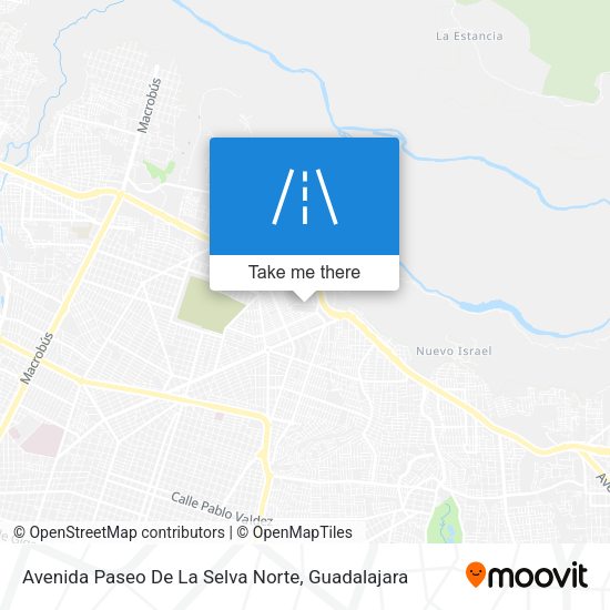 Avenida Paseo De La Selva Norte map