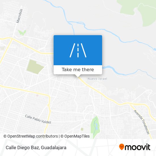 Calle Diego Baz map