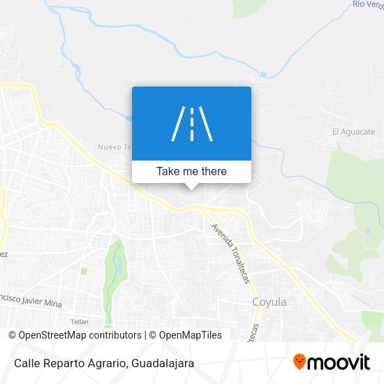 Calle Reparto Agrario map