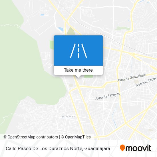 Calle Paseo De Los Duraznos Norte map