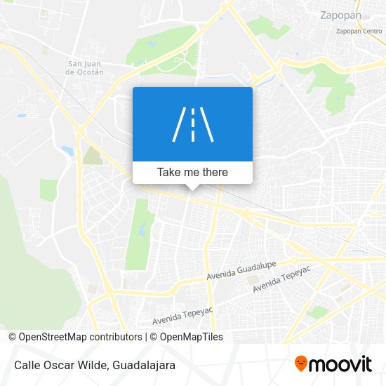 Calle Oscar Wilde map