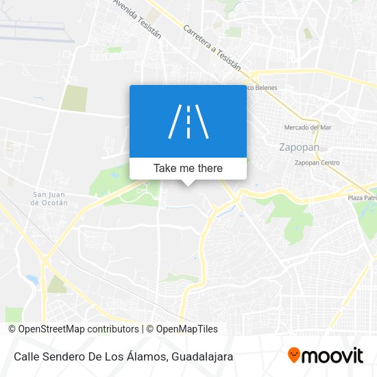 Calle Sendero De Los Álamos map