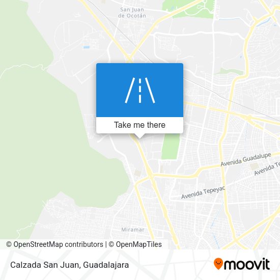 Mapa de Calzada San Juan