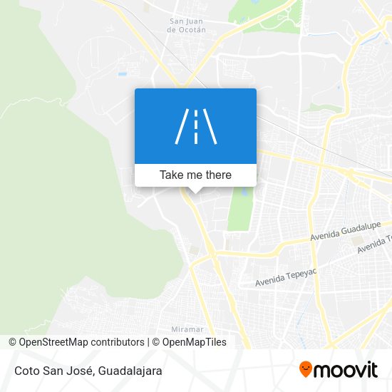 Mapa de Coto San José