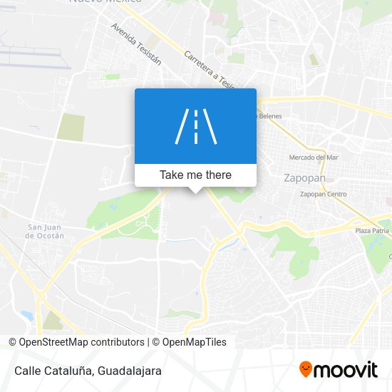 Calle Cataluña map