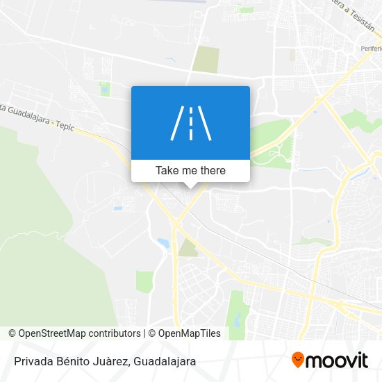 Mapa de Privada Bénito Juàrez