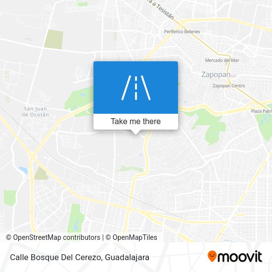 Calle Bosque Del Cerezo map