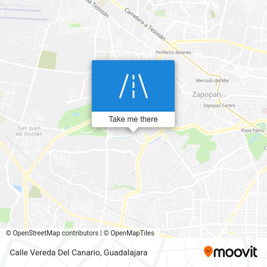 Mapa de Calle Vereda Del Canario