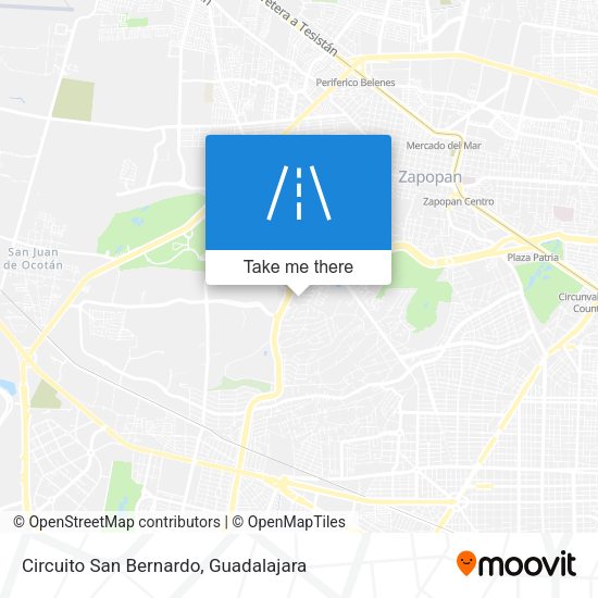 Circuito San Bernardo map